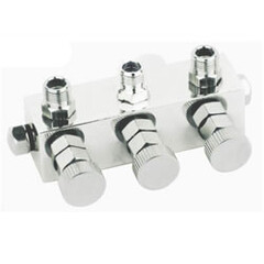 Splitter voor 3 slangen Fengda BD-13-3