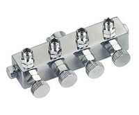 Fengda Splitter voor 4 slangen Fengda BD-13-4