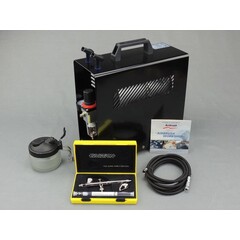 Harder & Steenbeck set Airbrush Evolution Silverline Two in One 0,2 + 0,4 mm