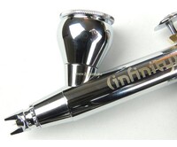 Harder & Steenbeck Harder & Steenbeck set Airbrush Infinity CR Plus 0,15 mm met 9 Aero color basiskleuren.