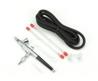 Fengda Airbrush pistool Fengda BD-135K met 0,2 - 0,3 en 0,5mm naald/nozzle en slang