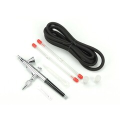 Airbrush pistool Fengda BD-135K met 0,2 - 0,3 en 0,5mm naald/nozzle en slang
