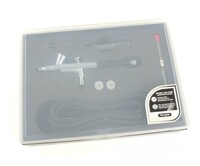 Fengda Airbrush pistool Fengda BD-135K met 0,2 - 0,3 en 0,5mm naald/nozzle en slang