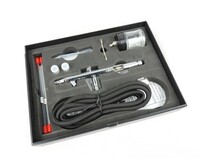 Fengda Airbrush pistoolset Fengda BD-182K met 0,3-0,5-0,8 mm nozzle