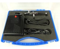 Fengda Nail-art airbrush set Fengda BD-831 met compressor en BD-135 0,2mm airbrush pistool