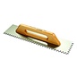 DEKOR NOTCHED TROWEL - Wooden Handle 120 mm