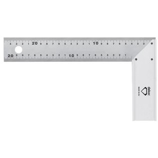 DEKOR Square Steel Ruler (Stainless Steel)  30 cm