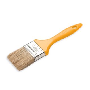 DEKOR FLAT PAINT BRUSH (ECOMIX) - PLASTIC HANDLE 1"