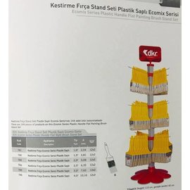 DEKOR Shortcut Brush Stand Set Plastic Handvat