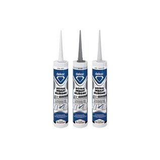 DEKOR DEKOR Neutraal constructie silicon grijs 310 ml