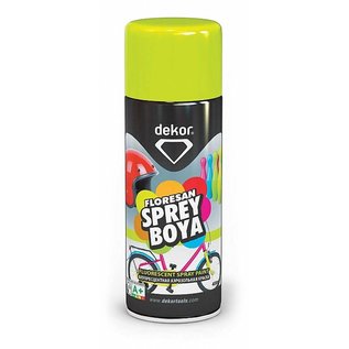 DEKOR DEKOR Spray paint groen fluoriserend verf (400ml)