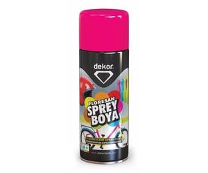 DEKOR spray paint roze fluoriserend 400ml - TEPE BOUWMATERIALEN B.V.