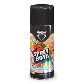 DEKOR DEKOR Spray paint Glossy black (400ml)