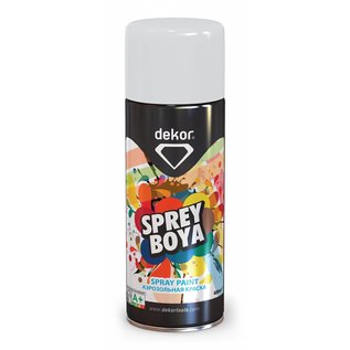 DEKOR DEKOR Spray paint Traffic white (400ml)