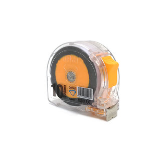 DEKOR TRANSPARENT TAPE MEASURE   10MX25MM mm