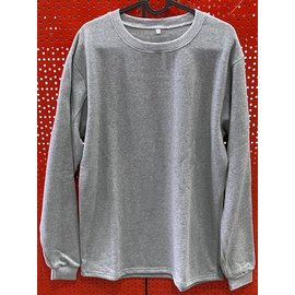 TEPE WORK SWEATER ROUND COLLAR - GREY