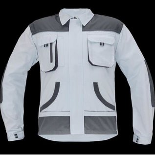 TEPE CARL WORKJACKET-BE-01-002 WHITE-GREY