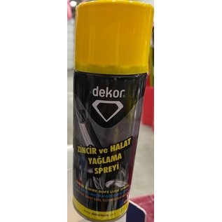 DEKOR Chain & wire rope lube spray 400 ml