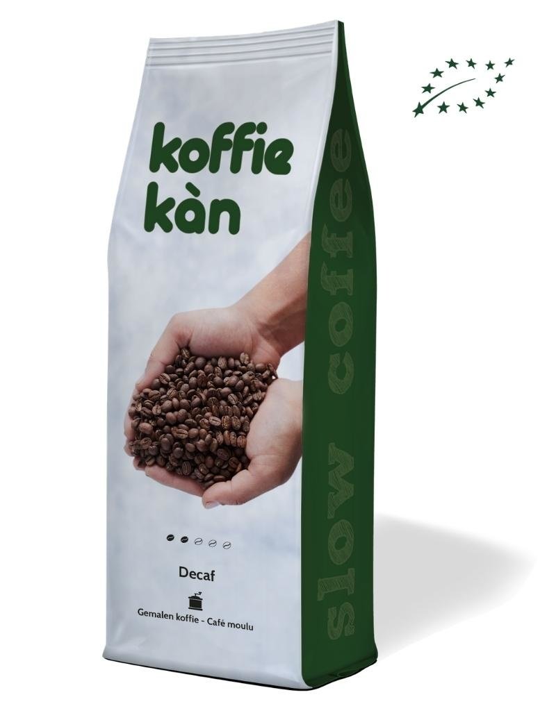 Koffie Kàn Bio Decaf Gemalen - 100% biologische koffie