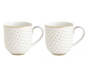 PIP Studio Coffee & Tea Cup Royal White 325ml - Set of 2 - Koffie Kàn