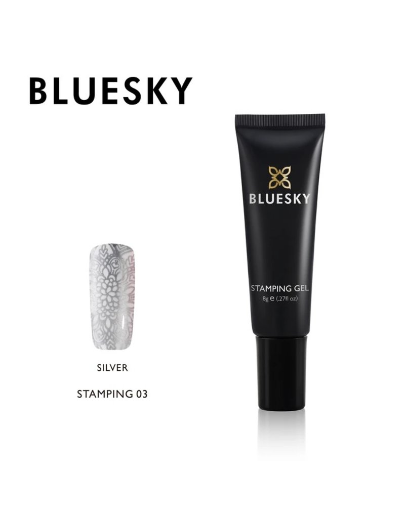 Bluesky Stamping Gel 03 Zilver