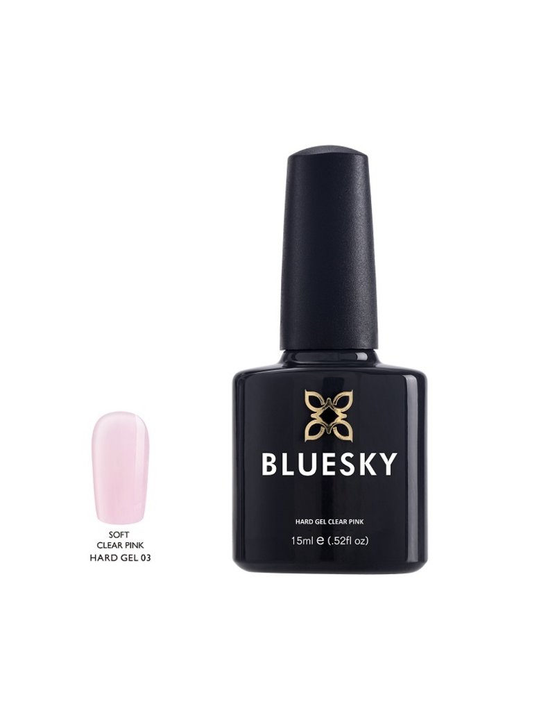 Bluesky Hard Soft Gel Clear Pink 15ml