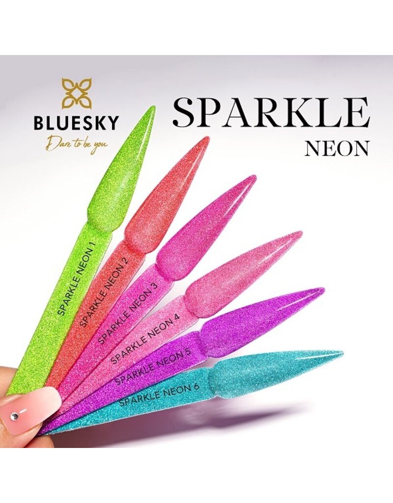 Bluesky Bluesky Gel Polish Sparkle Neon 6