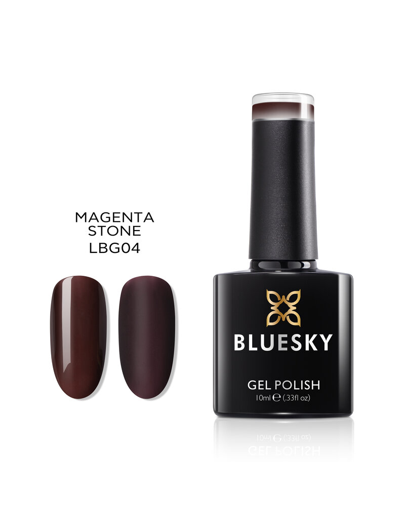 Bluesky LBG04 Glass gel Polish Magenta Stone