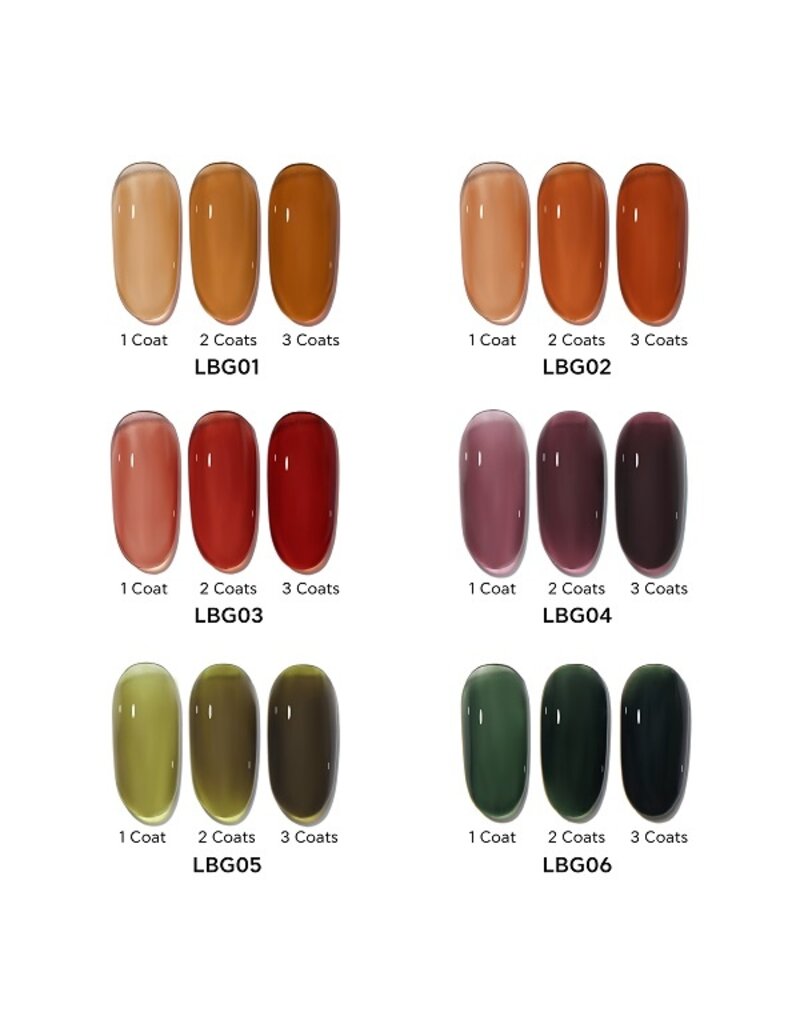 Bluesky LBG04 Glass gel Polish Magenta Stone