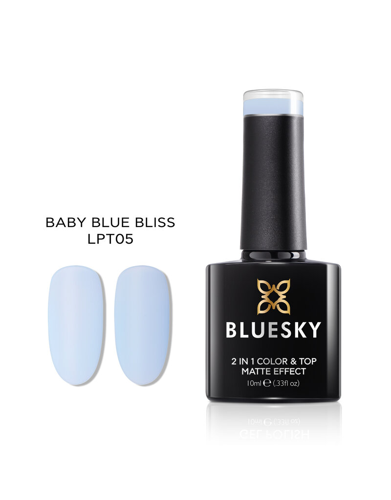 Bluesky LPT05 Pastel Top Matte No Wipe Baby Blue Bliss