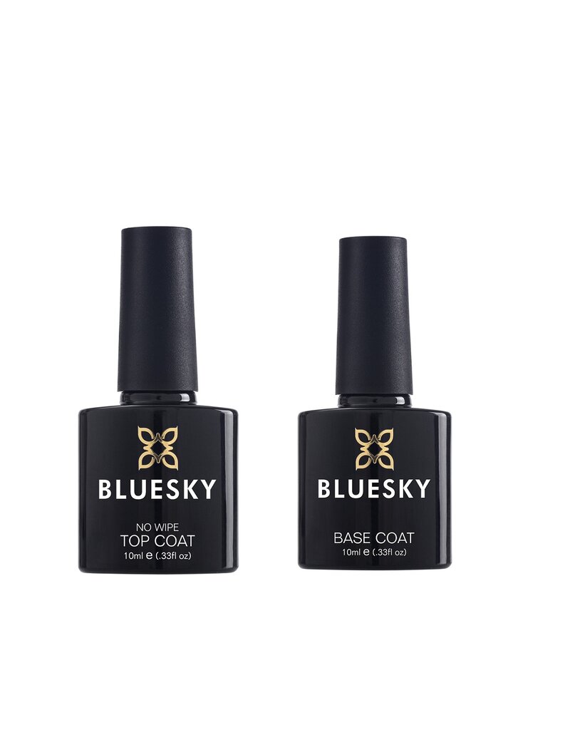 Bluesky Base Coat + Tempered Top Coat No Wipe