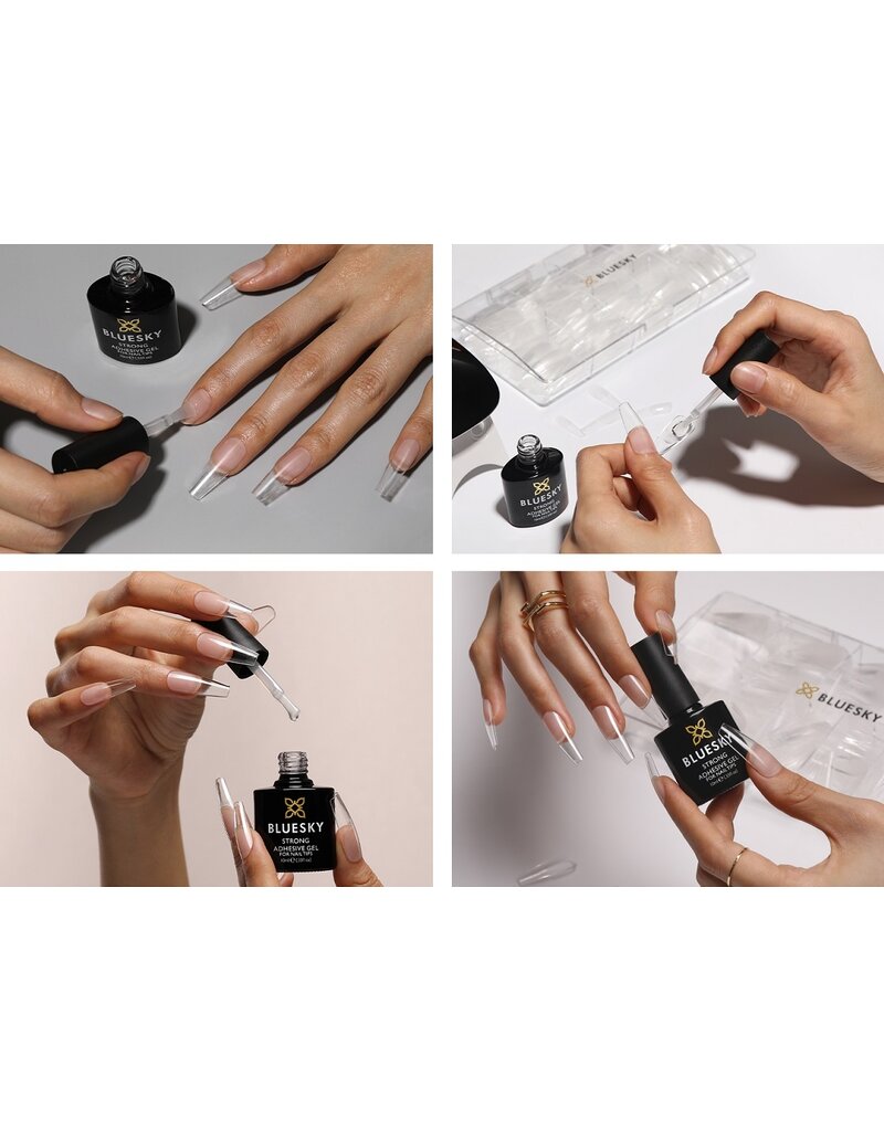 Bluesky Bluesky Gel Tips + Strong Adhesive