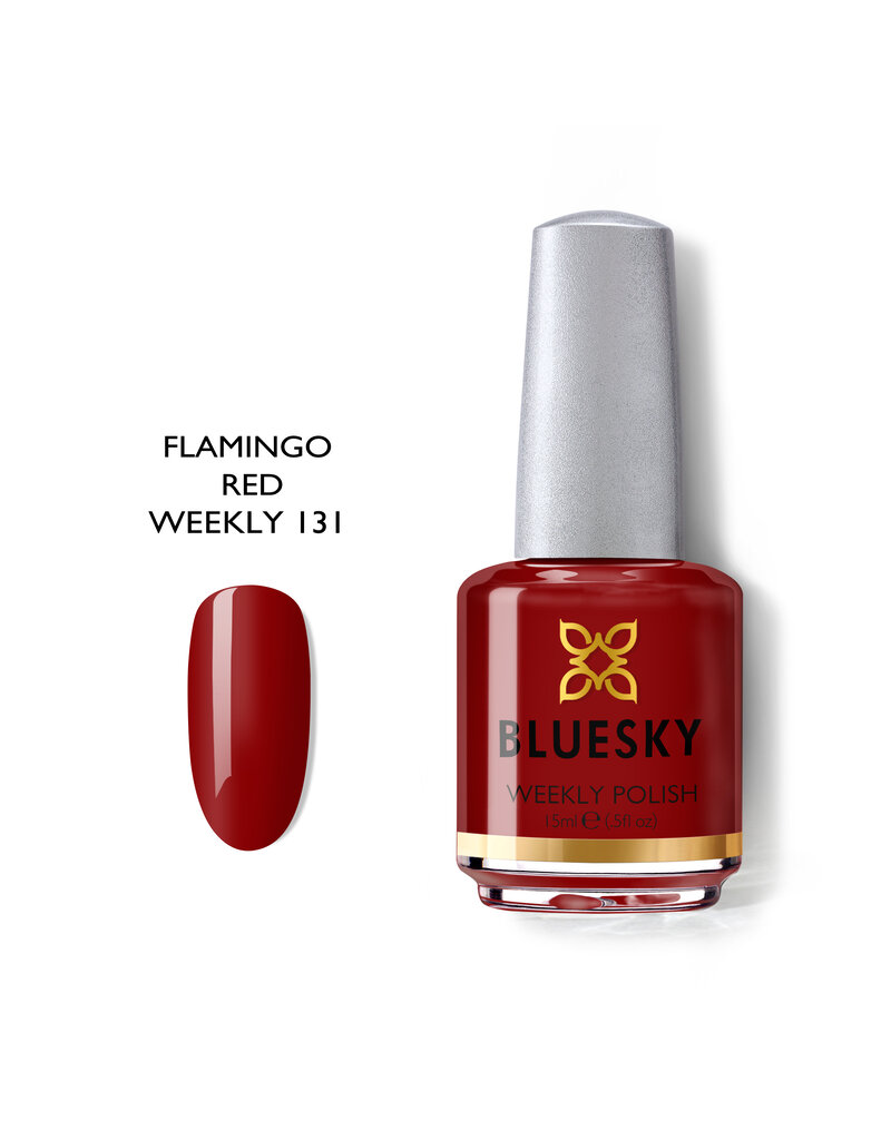Bluesky Bluesky Weekly Polish 15ml Flamingo Red 131