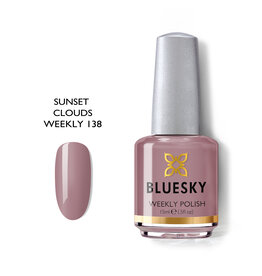 Bluesky Weekly Polish 15ml Sunset Clouds 138