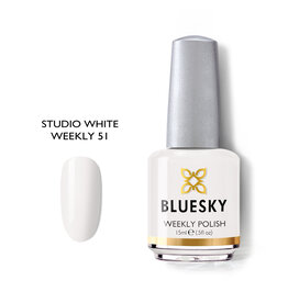 Bluesky Weekly Polish 15ml Studio White 51