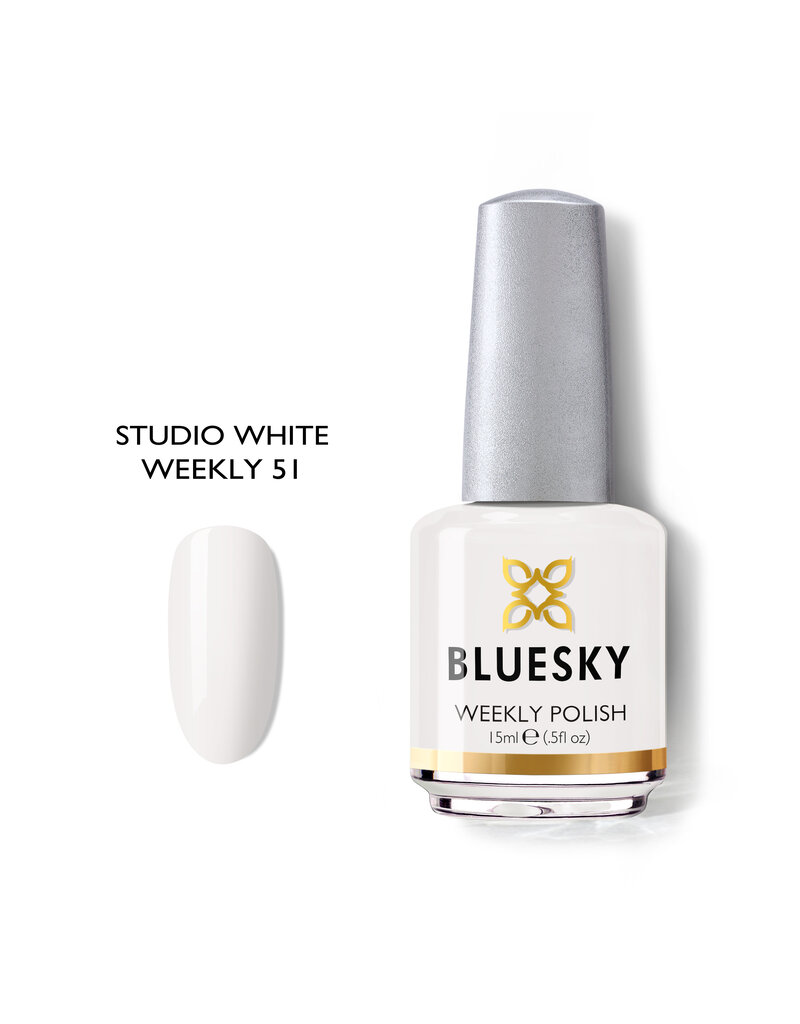 Bluesky Bluesky Weekly Polish 15ml Studio White 51