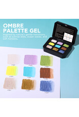 Bluesky Ombre Palette Gel & Nail Sponge Grabber Set