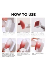 Bluesky Ombre Palette Gel & Nail Sponge Grabber Set