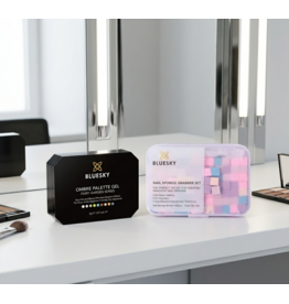 Bluesky Ombre Palette Gel & Nail Sponge Grabber Set