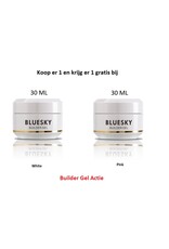 Bluesky Builder Gel White + Pink 30ml Actie
