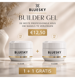 Bluesky Builder Gel Clear 15ml Actie
