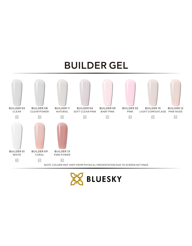 Bluesky Builder Gel Pink Nude 15ml