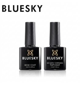 Bluesky Base Coat + Tempered Top Coat No Wipe