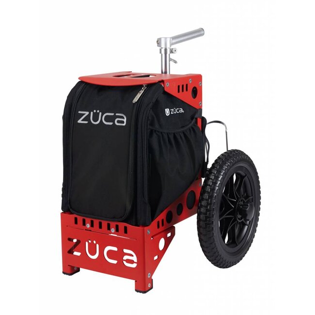 ZÜCA Compact Disc Golf Cart/Rood