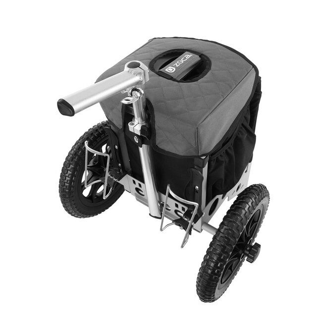 ZÜCA Compact Discgolf-wagen Sitzkissen, Schwarz/Grau