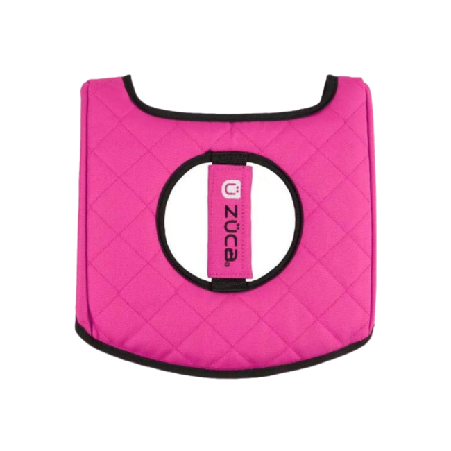 ZÜCA Seat Cushion, Black/Hot Pink