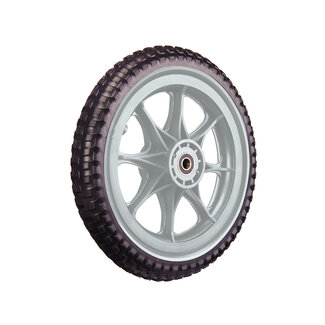 ZÜCA All-Terrain, Tubeless Foam Wheel, Silver Gray