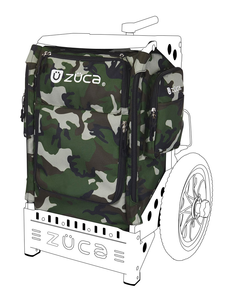 camo disc golf bag