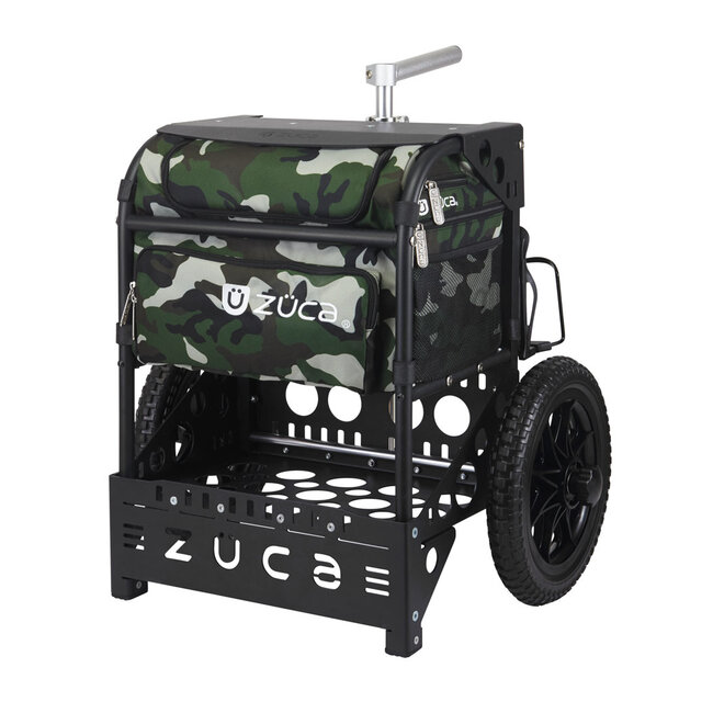 ZÜCA Transit Disc Golf Cart Black/Woodland Camo