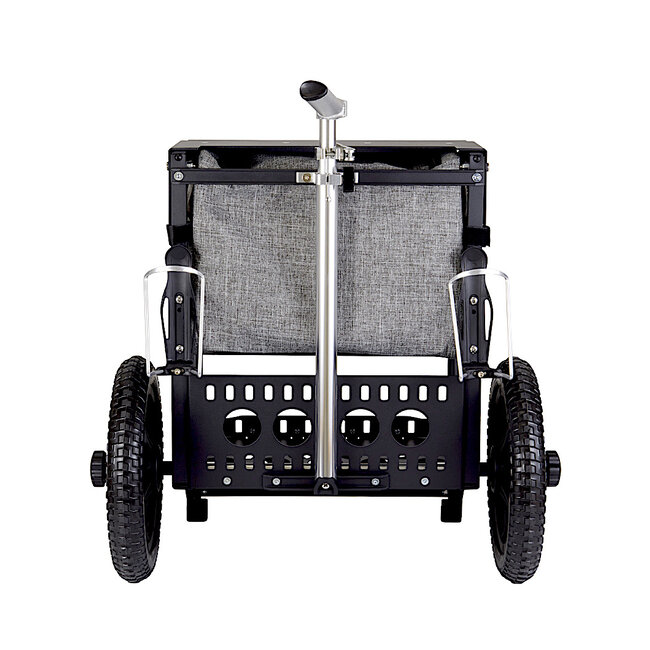 ZÜCA Transit Disc Golf Cart Black/Charcoal Gray